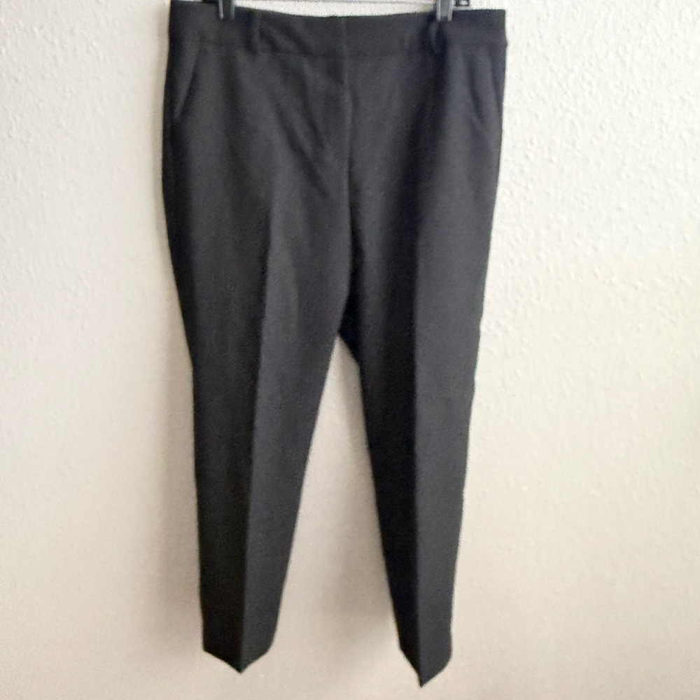 Talbots Black The Hampshire Ankle Stretch Dress Pants 12
